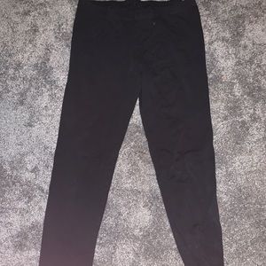 Large Black Leggings